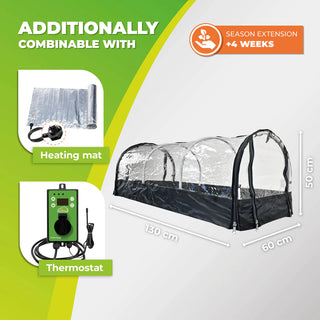 PROPAGATOR XXL “JUMBO” WITH HEATING MAT & DIGITAL-THERMOSTAT
