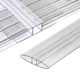 H profile for 10mm polycarbonate panels